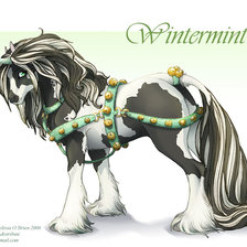 Схема вышивки «Единорожек»