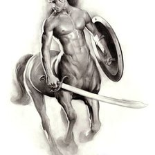 Схема вышивки «кентавр»