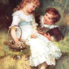 Дети  на опушке