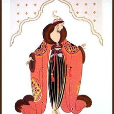 Схема вышивки «Леди»