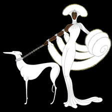 Схема вышивки «Леди»