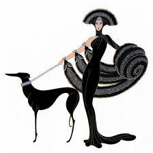 Схема вышивки «Леди»