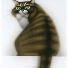 Схема вышивки «Кот»