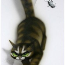 Схема вышивки «Кот»