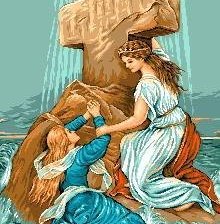 Схема вышивки «силата на вярата»