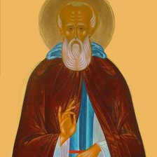 Схема вышивки «Икона Сергий Радонежский 3»