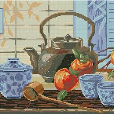 Схема вышивки «Чай»
