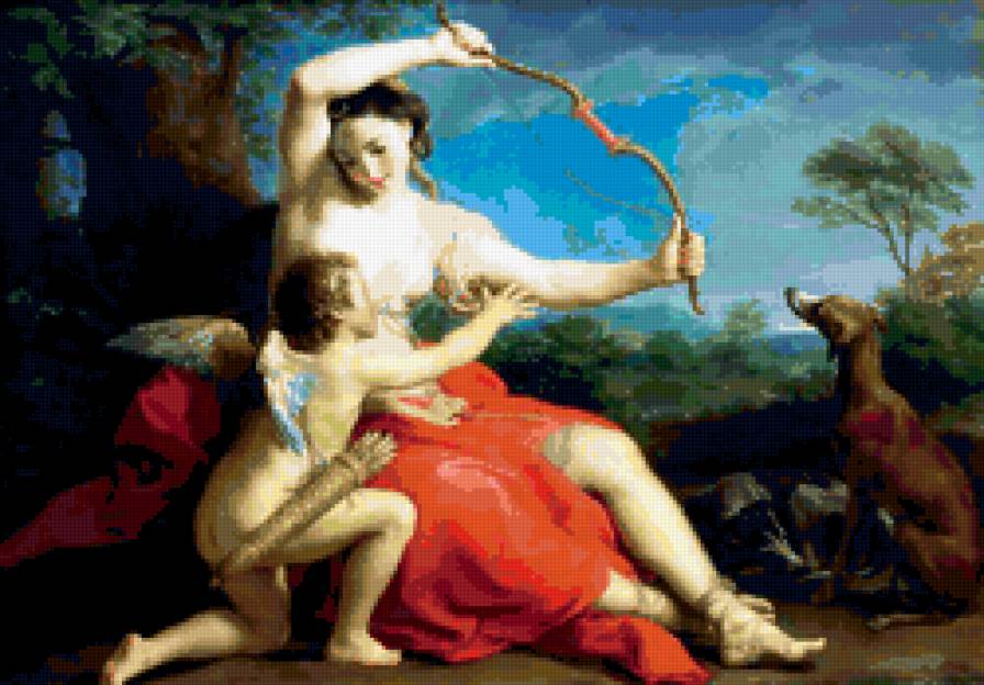 Диана и купидон - предпросмотр