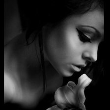 Схема вышивки «Девушка»