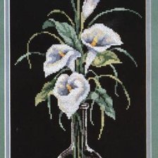 Схема вышивки «каллы»