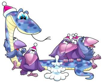 Год змеи 1 - новый год, змея - оригинал