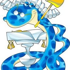 Схема вышивки «Год змеи 3»