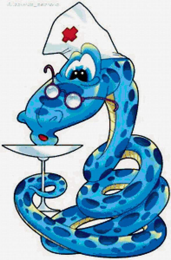 Год змеи 7 - змея, новый год - предпросмотр