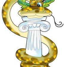 Схема вышивки «Год змеи 9»