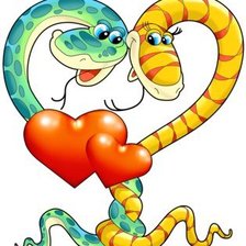 Схема вышивки «Год змеи 10»