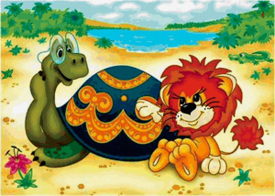 Львенок и черепаха 3 - для детской, мультфильмы - предпросмотр