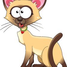 Схема вышивки «кот»