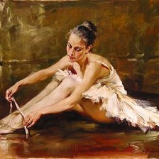 Схема вышивки «Балерина»