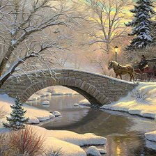 Схема вышивки «Перед рассветом»