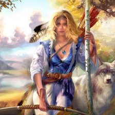 Схема вышивки «на охоте»