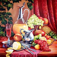 Схема вышивки «натюрморт»