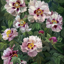 Схема вышивки «цветы»