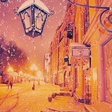 Схема вышивки «Вечер»