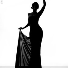 Схема вышивки «Девушка»