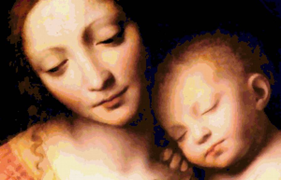 Мадонна с младенцем - младенец, мадонна - предпросмотр