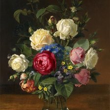 Схема вышивки «цветы»