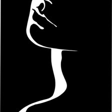 Схема вышивки «Девушка»