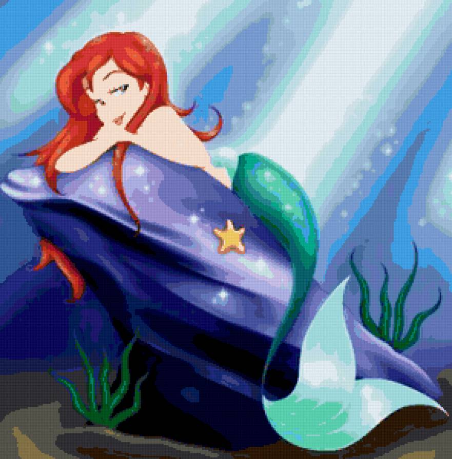 Ариель - русалка, мультик - предпросмотр