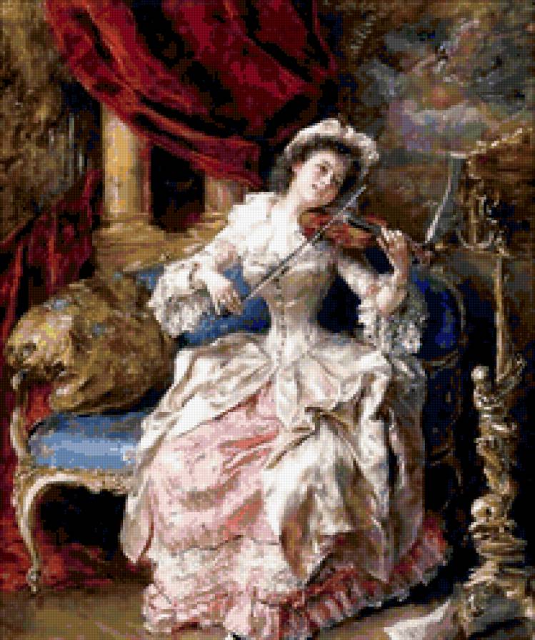 скрипачка - одиночество, девушка, любовь - предпросмотр