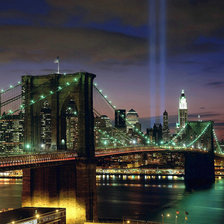 Схема вышивки «Ночной любимый город»