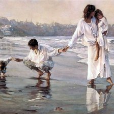 Схема вышивки «счастливое семейство»