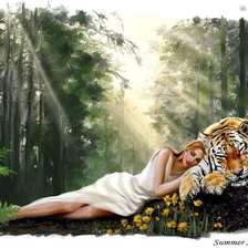 Схема вышивки «летний сон»