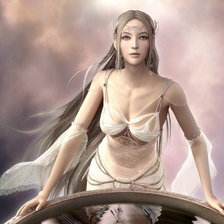 Схема вышивки «девушка»