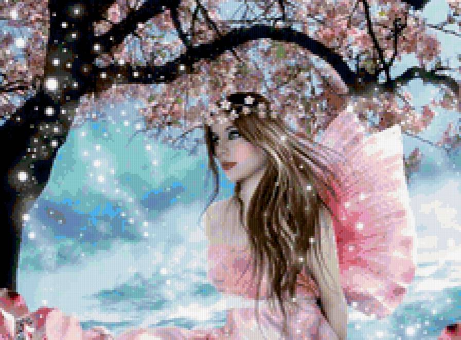 девушка - феи, эльфы, девушка, фентези, любовь - предпросмотр