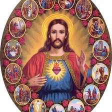 Схема вышивки «ісус»