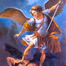 Схема вышивки «архангел Михаїл»