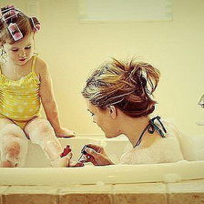 Схема вышивки «модница»