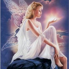 Схема вышивки «девушка»