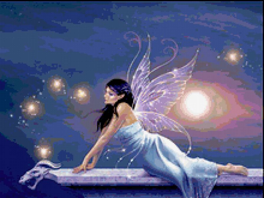 девушка - любовь, эльфы, фентези, девушка, феи - предпросмотр