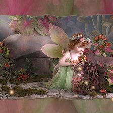 Схема вышивки «ангел»