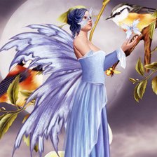 Схема вышивки «девушка»