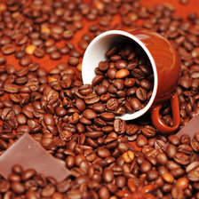 Схема вышивки «кофе»