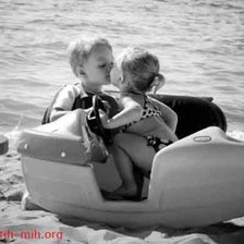 Схема вышивки «Первый поцелуй»