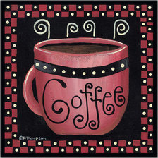 Схема вышивки «кофейка»