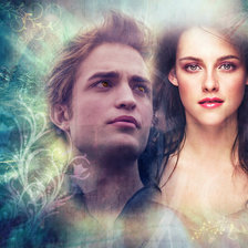 Схема вышивки «Белла и Эдвард»