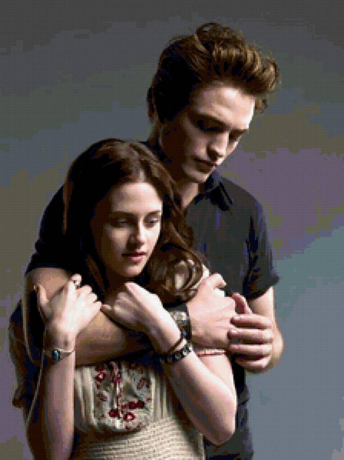 Белла и Эдвард - любовь, парень, кино, фильмы, страсть, пара, де, сумерки, вампир - предпросмотр